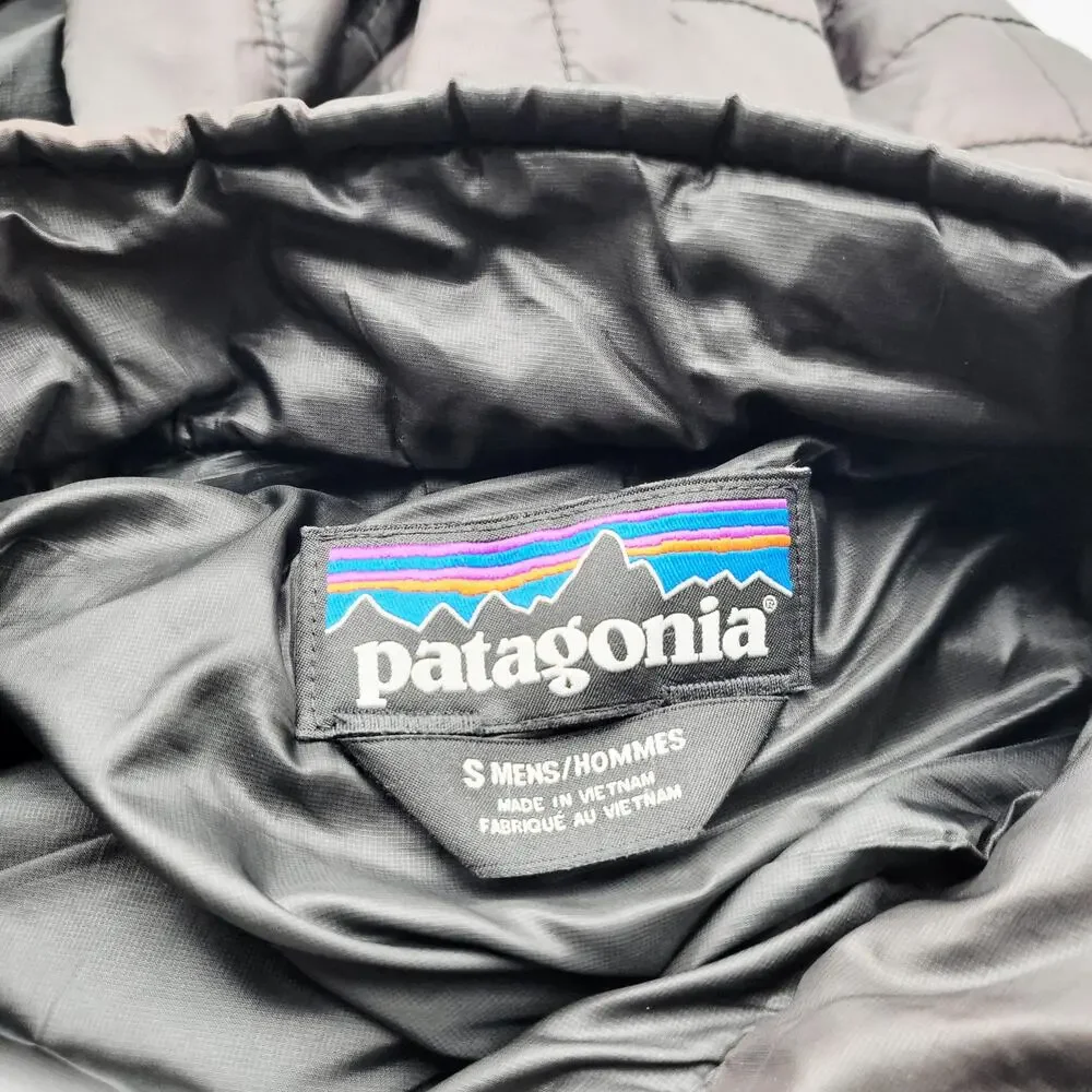 Patagonia Nano Puff Vest Faded Maroon Brown Primaloft Insulation Men's Size S